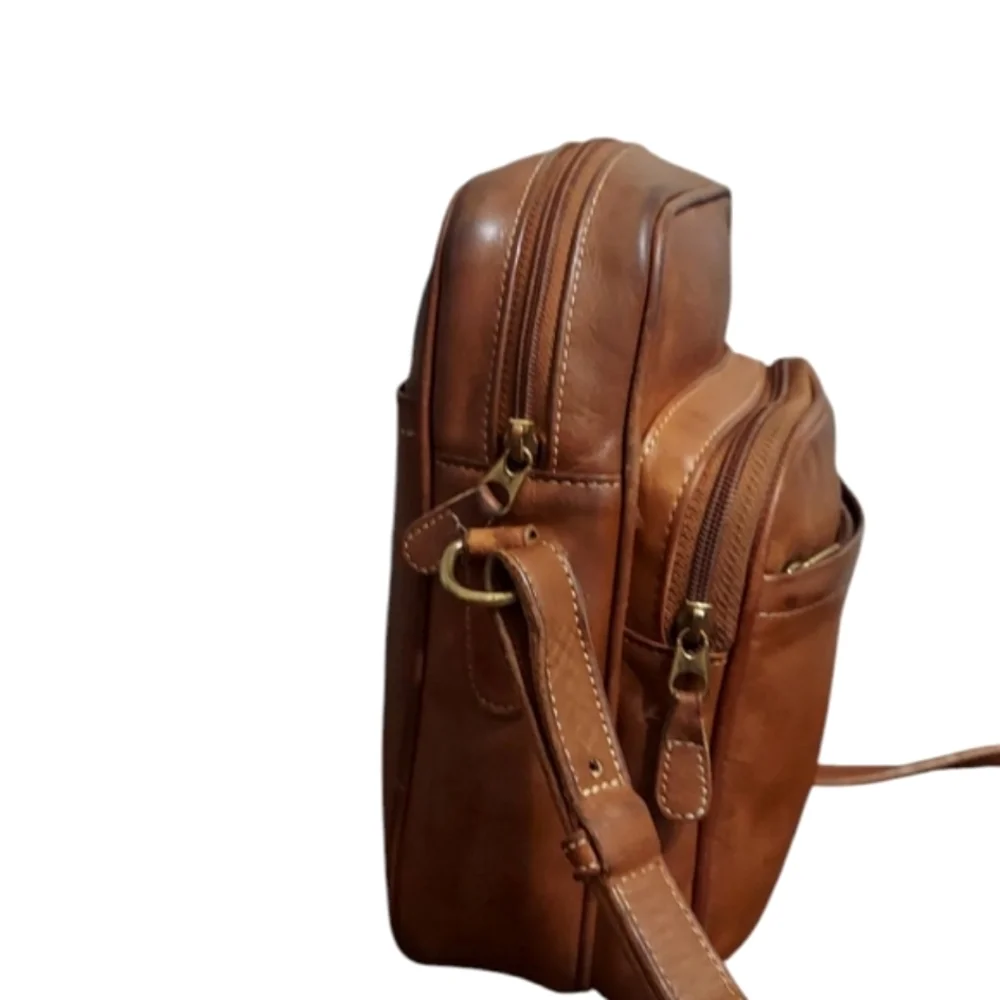 Coach Vintage Distressed Leather International Travel Bag Unisex No 0511 - Picture 3 of 13